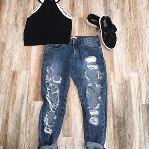 Forever 22 distressed jeans
